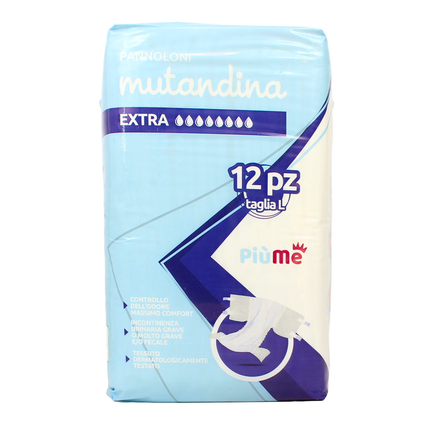 PIUME PANNOLONE TAGLIA L 12 PZ DISPOSITIVO MEDICO CE DI CLASSE 1