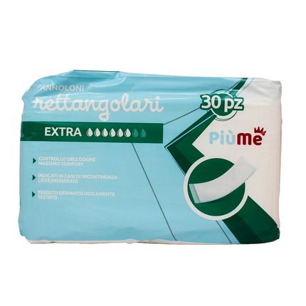 PIUME PANNOLONE RETTANGOLARE 30 PZ DISPOSITIVO MEDICO CE DI CLASSE 1