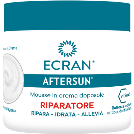 ECRAN AFTERSUN MOUSSE IN CREMA DOPOSOLE RIPARTORE VASO 350 ML
