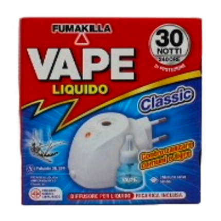 VAPE ELETTROEMANATORE + RICARICA LIQUIDA 30 NOTTI CLASSIC