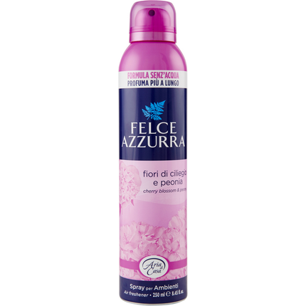 FELCE AZZURRA ARIA DI CASA SPRAY PER AMBIENTI FIORI DI CILIEGIO E PEONIA 250 ML
