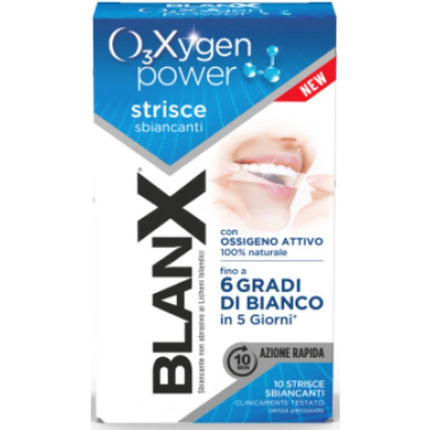 BLANX O3XYGEN POWER 10 STRISCE SBIANCANTI CON OSSIGENO ATTIVO