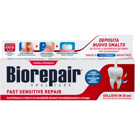 BIOREPAIR DENTIFRICIO FAST SENSITIVE REPAIR SOLLIEVO IN 30 SECONDI 75 ML