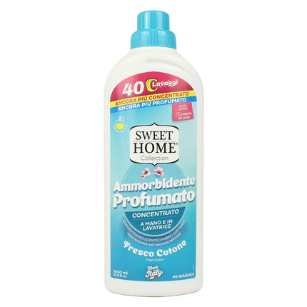 SWEET HOME AMMORBIDENTE CONCENTRATO IGIENIZZANTE FRESCO COTONE 40 LAVAGGI 1000 ML
