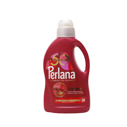 PERLANA DETERSIVO LIQUIDO BUCATO LAVATRICE CAPI COLORATI 28 LAVAGGI