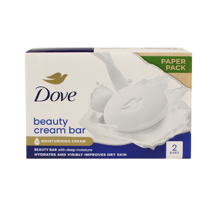 DOVE SAPONETTA CREMOSA ORIGINAL 2 PEZZI X 90 GRAMMI