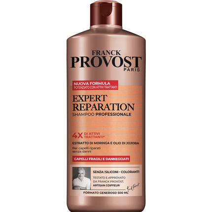 PROVOST SHAMPOO PROFESSIONALE EXPERT REPARATION CAPELLI FRAGILI E DANNEGGIATI 500 ML