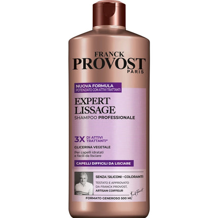 PROVOST SHAMPOO PROFESSIONALE EXPERT LISSAGE CAPELLI DIFFICILI DA LISCIARE 500 ML
