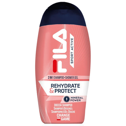 FILA SPORT ACTIVE 2 IN 1 SHAMPOO & SHOWER GEL REHYDRATE & PROTECT 250 ML
