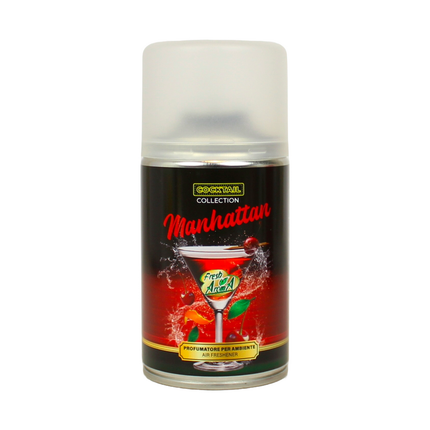 FRESH AROMA DEO MATIC RICARICA SPRAY MANHATTAN - COCKTAIL COLLECTION 250 ML (PER DIFFUSORE AUTOMATICO)
