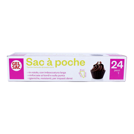 GEL SAC 24 TASCHE SAC A POCHE DA PASTICCIERE ROTOLO