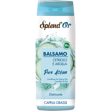SPLENDOR BALSAMO CETRIOLO e ARGILLA DISTRICANTE CAPELLI GRASSI 300 ML