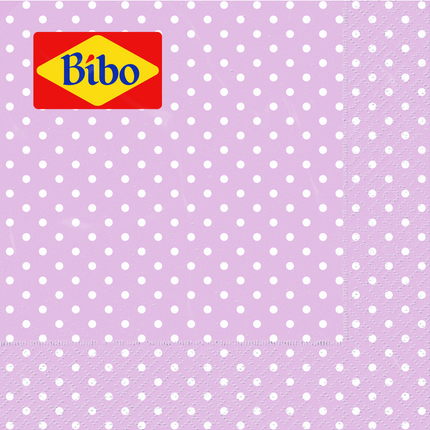 BIBO DECOR TOVAGLIOLI OVATTA 33x33 2 VELI 20 PZ ROSA QUARZO