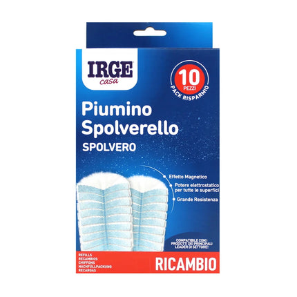 IRGE CASA PIUMINO SPOLVERELLO RICARICA 10 PEZZI
