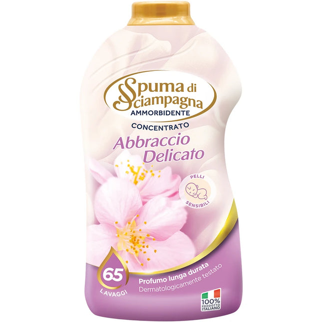 SPUMA DI SCIAMPAGNA AMMORBIDENTE CONCENTRATO ABBRACCIO DELICATO PELLI SENSIBILI 65 LAVAGGI