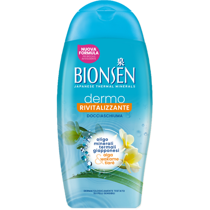 BIONSEN DOCCIASCHIUMA DERMO RIVITALIZZANTE OLIGO MINERALI TERMALI GIAPPONESI & ALGA WAKAME TIARE' 250 ML