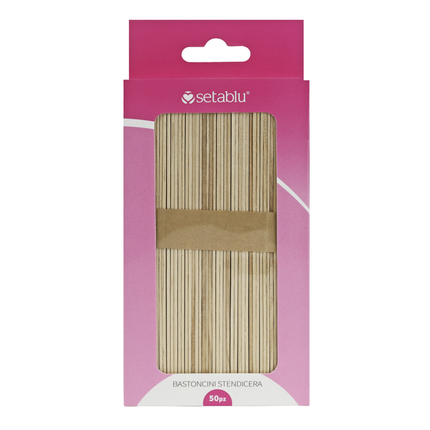 SETABLU SPATOLA STENDICERA LEGNO 50 PEZZI