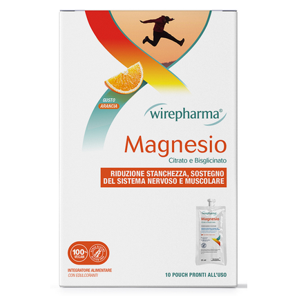 WIREPHARMA INTEGRATORE MAGNESIO LIQUIDO 10 POUCH 250 ML