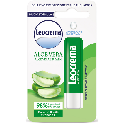LEOCREMA LIP BALM STICK CON ALOE VERA 5,5 ML