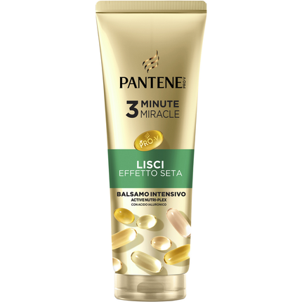 PANTENE BALSAMO INTENSIVO MIRACLE 3 MINUTI LISCI EFFETTO SETA TUBO 220 ML