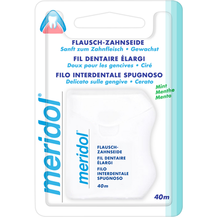 MERIDOL FILO INTERDENTALE 40 M SPUGNOSO CERATO ALLA MENTA
