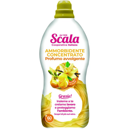 SCALA AMMORBIDENTE CONCENTRATO VANIGLIA e FRESIA 60 LAVAGGI LT 1,5