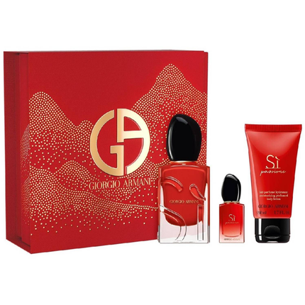 ARMANI SI' PASSIONE DONNA COFANETTO EDP 50 ML + EDP 7 ML + LAIT 50 ML