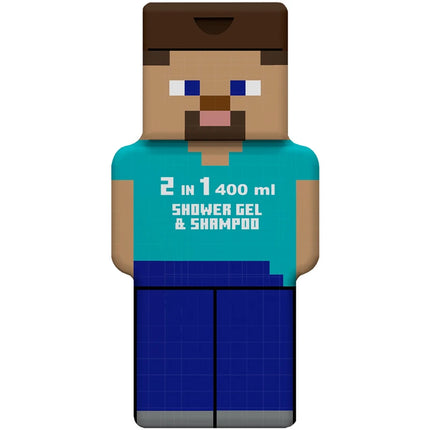 MINECRAFT STEVE 2D 2in1 SHOWER GEL & SHAMPOO 400 ML