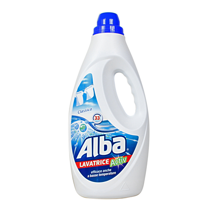ALBA LAVATRICE ACTIV CLASSICO DETERSIVO LIQUIDO BUCATO LAVATRICE 33 LAVAGGI 1850 ML