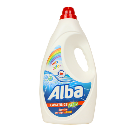 ALBA LAVATRICE ACTIV MIX COLOR DETERSIVO LIQUIDO BUCATO LAVATRICE 60 LAVAGGI 3000 ML