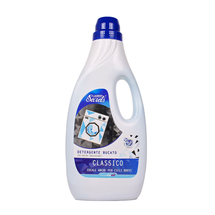 SECRETS DETERGENTE LIQUIDO BUCATO LAVATRICE CLASSICO 42 LAVAGGI 1,5 LITRI