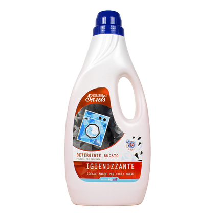 SECRETS DETERGENTE LIQUIDO BUCATO LAVATRICE IGIENIZZANTE 42 LAVAGGI 1,5 LITRI