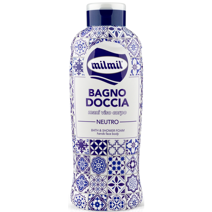 MIL MIL BAGNODOCCIA MANI VISO CORPO MAIOLICHE NEUTRO 1000 ML