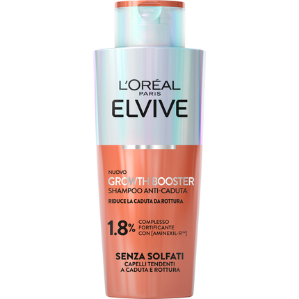 ELVIVE SHAMPOO GROWTH BOOSTER ANTI CADUTA CAPELLI TENDENTI A CADUTA E ROTTURA 200 ML