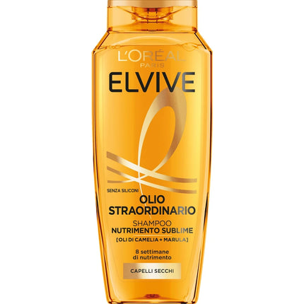 ELVIVE SHAMPOO OLIO STRAORDINARIO NUTRIMENTO SUBLIME CAPELLI SECCHI 250 ML