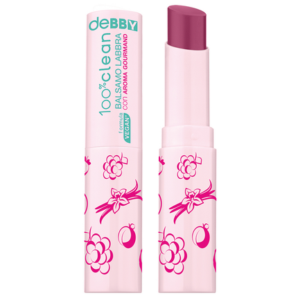 DEBBY BALSAMO LABBRA 100% CLEAN N.04 BLACKBERRY