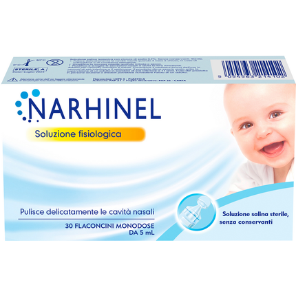 NARHINEL SOLUZIONE FISIOLOGICA 30 FLACONCINI MONODOSE DA 5 ML