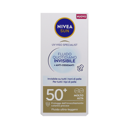 NIVEA SOLARE FLUIDO QUOTIDIANO INVISIBILE VISO SFP50+ 40 ML