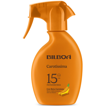 BILBOA CAROTISSIMA SPF15 PROTEZIONE MEDIA TRIGGER 250 ML
