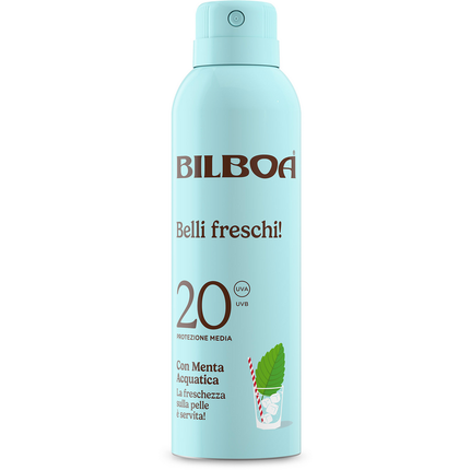 BILBOA BELLI FRESCHI SPRAY SPF20 PROTEZIONE MEDIA CON MENTA ACQUATICA 150 ML