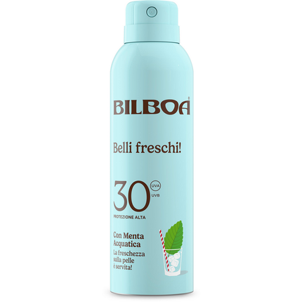 BILBOA BELLI FRESCHI SPRAY SPF30 PROTEZIONE ALTA CON MENTA ACQUATICA 150 ML