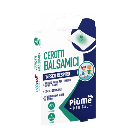 PIUME CEROTTI BALSAMICI FRESCO RESPIRO 5 PEZZI