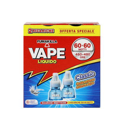 VAPE LIQUIDO RICARICA 60 NOTTI CLASSIC 2 PEZZI