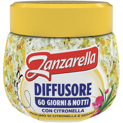 ZANZARELLA PROFUMATORE IN PERLE CITRONELLA E GERANIO 170 grammi