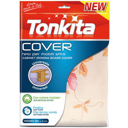 TONKITA COVER TELO MOBILI STIRO UNIVERSALE CM 120x63