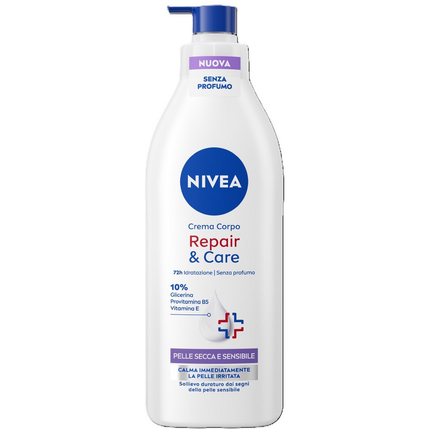 NIVEA BODY CREMA REPAIR & CARE PELLE SECCA E SENSIBILE PUMP 400 ML