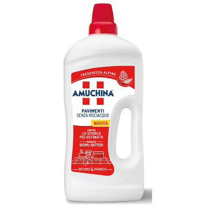 AMUCHINA PAVIMENTI SENZA RISCIACQUO FRESCHEZZA ALPINA 1250 ML