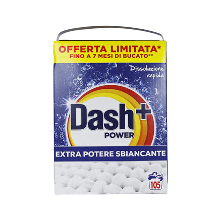 DASH POWER DETERSIVO POLVERE BUCATO LAVATRICE FUSTO 105 MISURINI