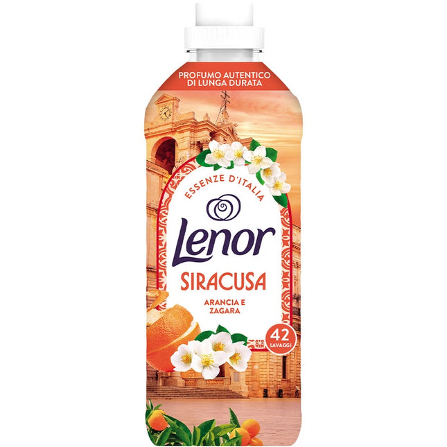 LENOR AMMORBIDENTE CONCENTRATO ESSENZE D'ITALIA SIRACUSA ARANCIA e ZAGARA 42 LAVAGGI 882 ML