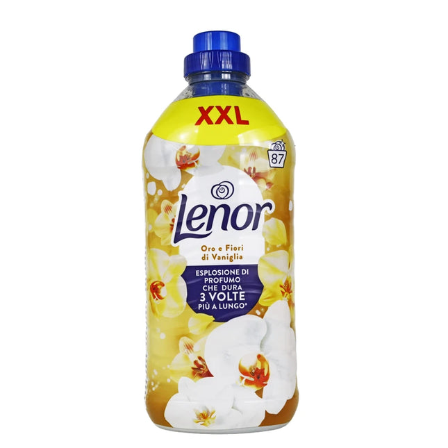 LENOR AMMORBIDENTE CONCENTRATO ORO e FIORI DI VANIGLIA 87 LAVAGGI LITRI 1,827